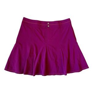 Title Nine Nimblene Swingtastic Skort Sz 8 Magenta Pink Purple